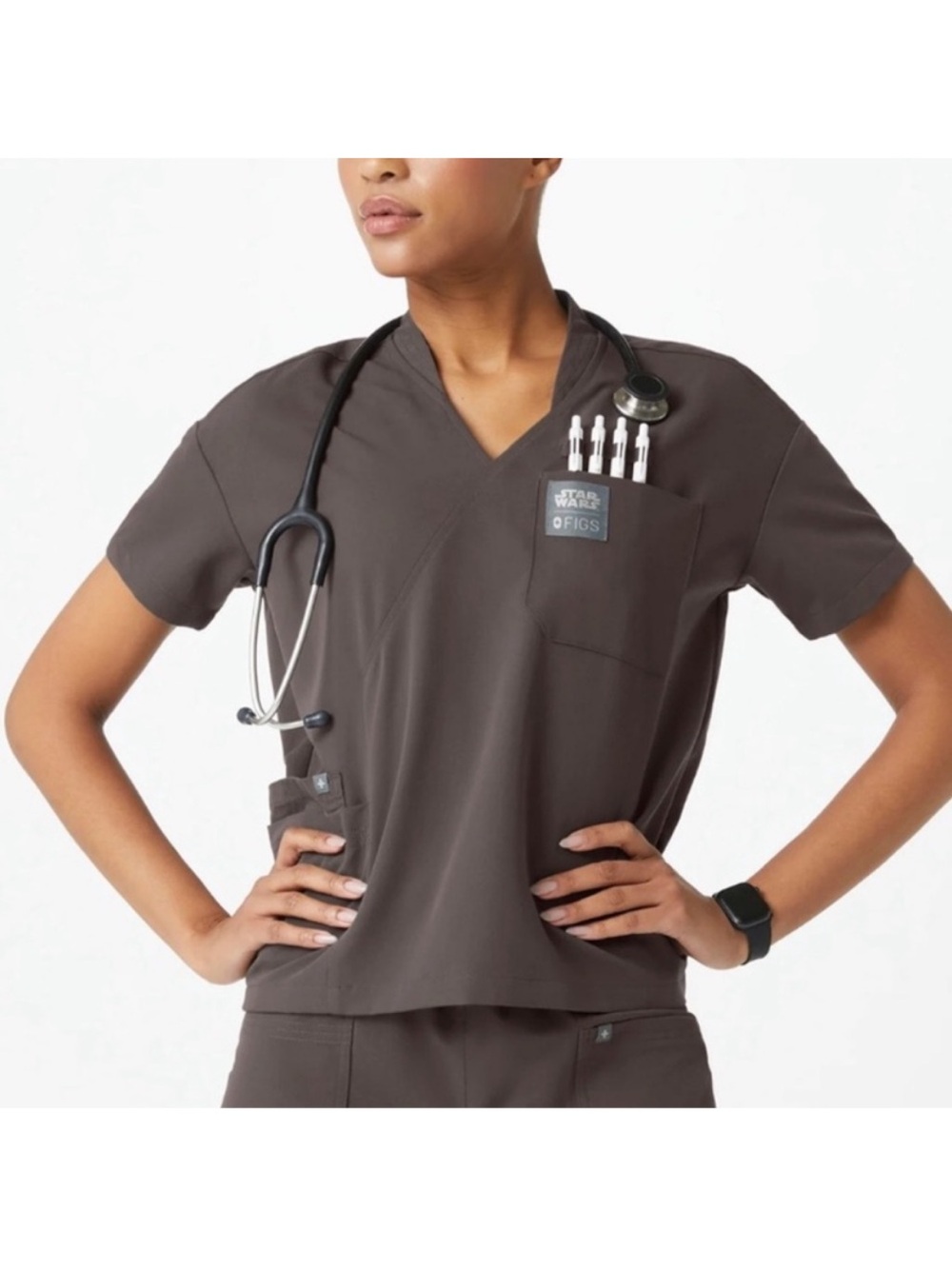 Figs Limited Edition Star Wars Ashoka Wrap Scrub Top
